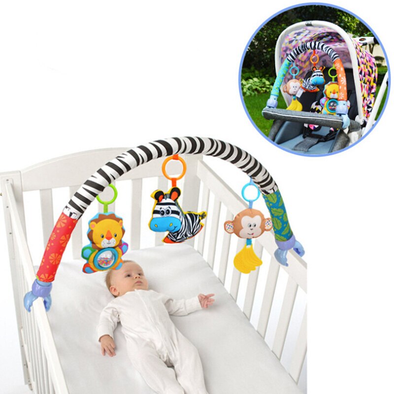 Mooie Baby Wieg Zetel Cot Opknoping Speelgoed Wieg Mobiele Wandelwagen Opknoping Zachte Pluche Rammelaars Ring Bel Educatief Baby Speelgoed M0036: A