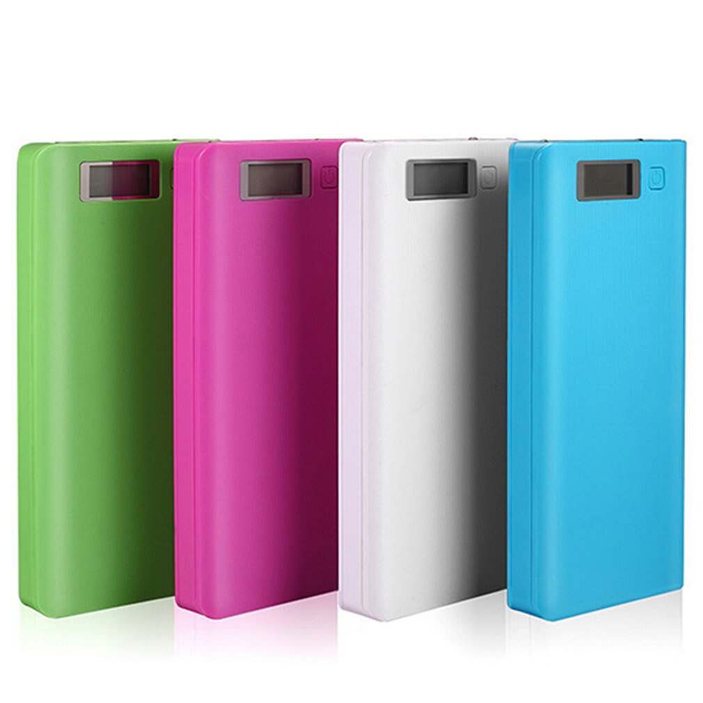 8x18650 battery Portable Power Bank Case Kit Digital Display Welding-Free 8x18650 Mobile Power Box Kit Portable Battery Shell