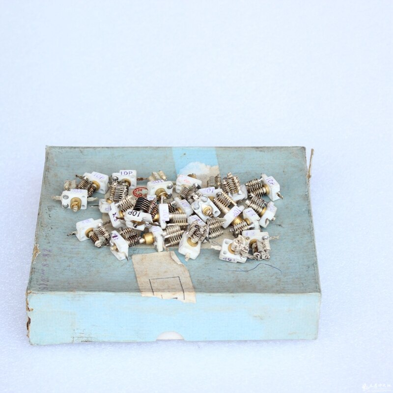 Inventaris verzilverde Fudan CWD-10P Kleine Variabele Condensator