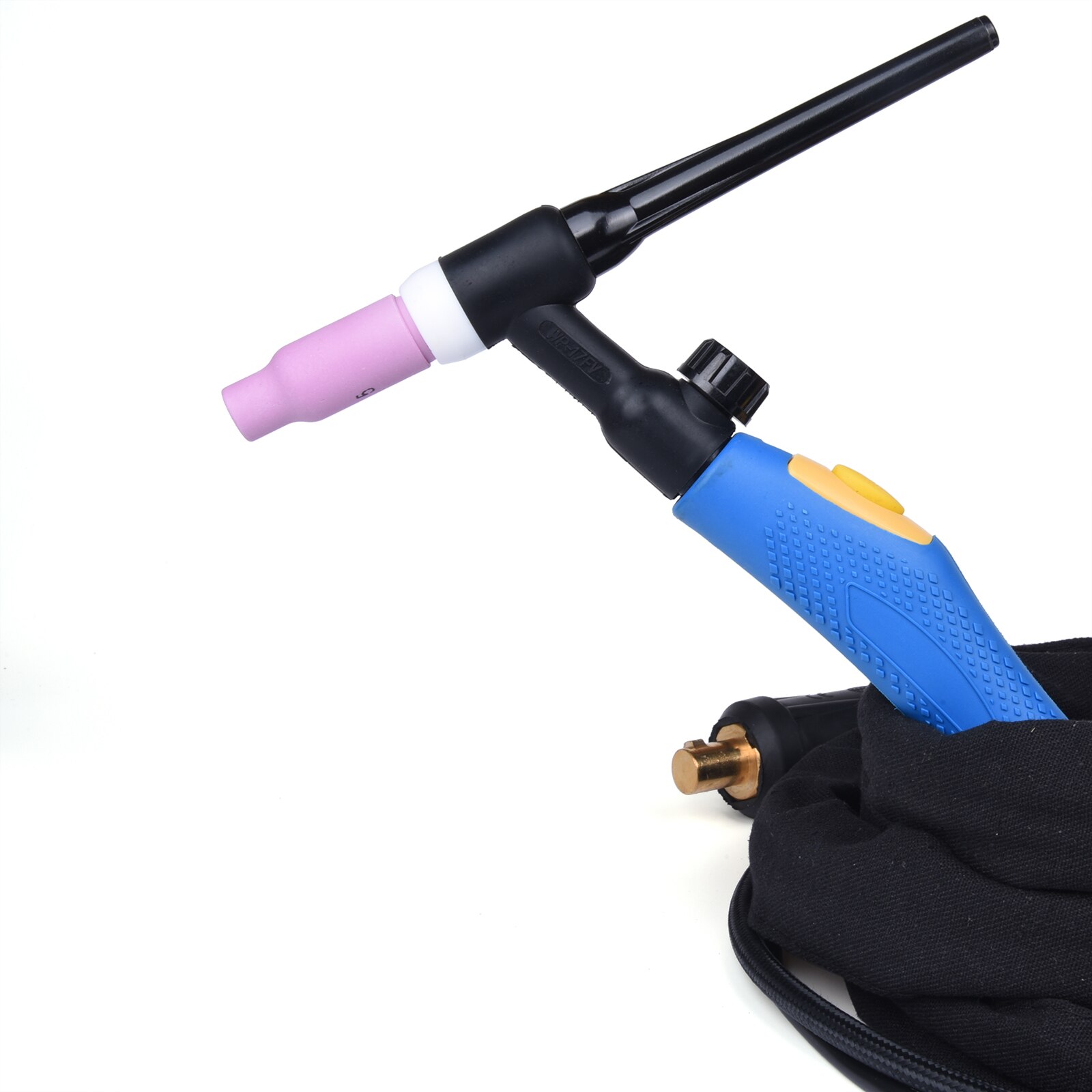 WP17 WP17FV Perücke-schweißbrenner Gas Wolfram Bogen Schweiß TIG flexibel Kopf Gas Ventil Getrennt Typ 3,7 M 35-50 Euro Stecker 12,1 Ft