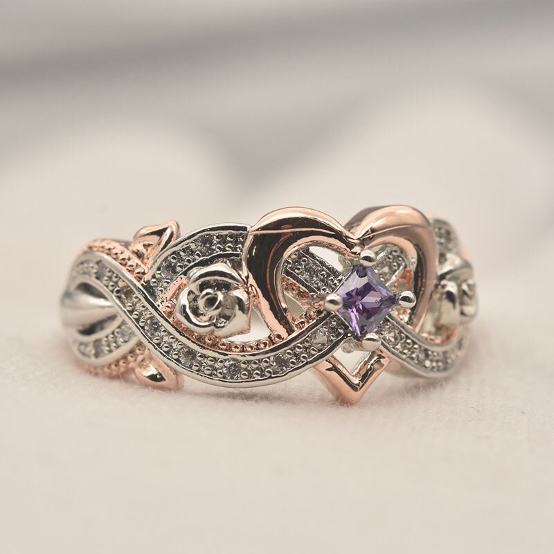 Mengyi trendy unik kvindelig fingerring uendelig 9 2 5 farvering endeløs kærlighedssymbol løfte til kvinder smykker
