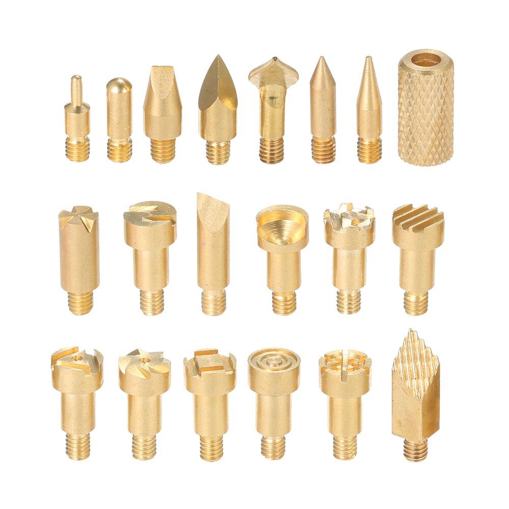 30W 24PCS Wood Pyrography Tool Set Wood Burning Kit Woodburning Tips Hobby Craft Soldering Iron Pen Tools 220-240V