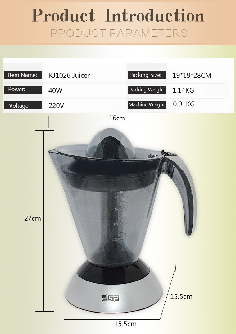 40 W220V of lemon orange juice squeeze machine