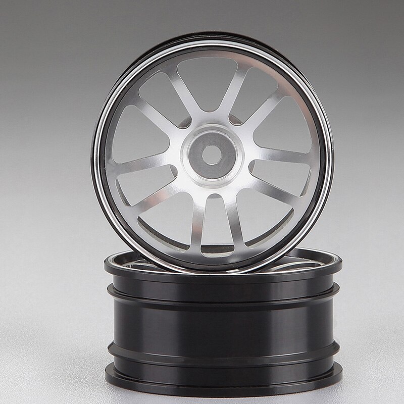 Killerbody Aluminum Alloy Wheel Fit for 1/10 RC Touring Car: 48490SIL