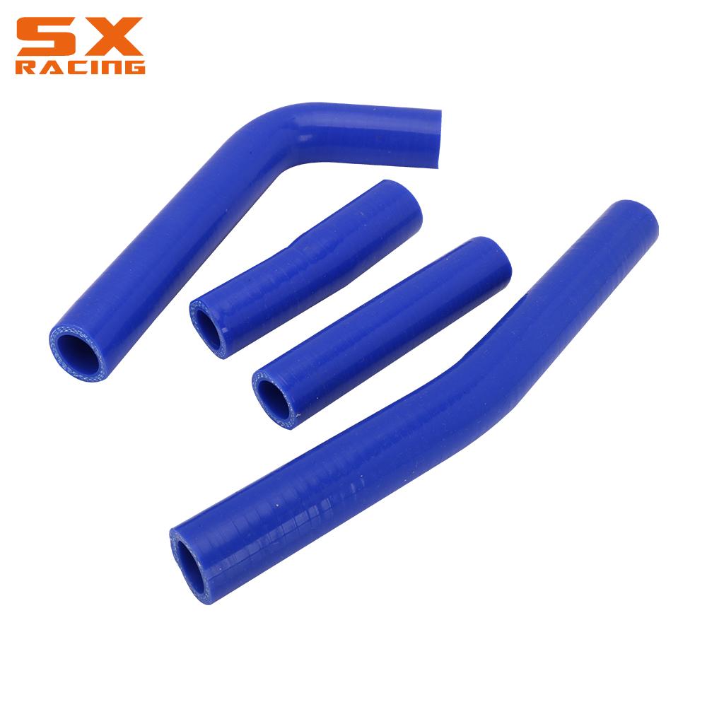 Motorrad Blau Wasser Rohr Silikon Kühler Kühlmittel Schlauch Für YAMAHA WR400F WR426F YZ400F YZ426F WRF YZF 400 426 400F WR YZ F