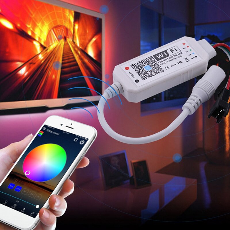 Led Smart Rgb Controller, Kleurrijke Verlichting Met Controller, Mobiele Telefoon App Controle, Muziek Ritme