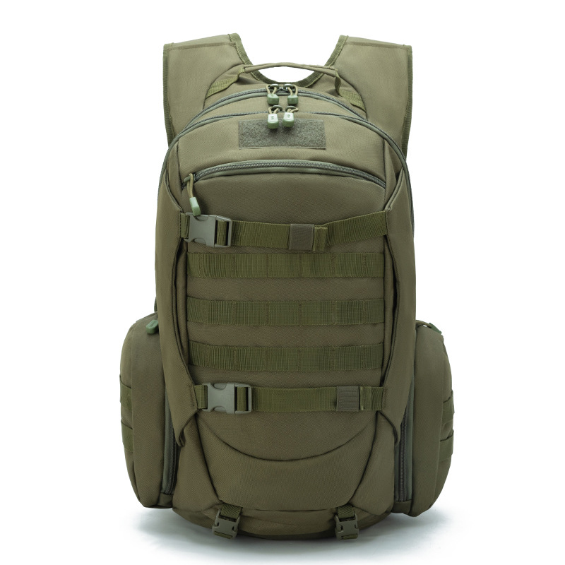 Sac à dos de camping de grande capacité, 55L Keeptics, sacs à dos de plein air, sac de l'armée CamSolomon initié, multifonction,: vert militaire