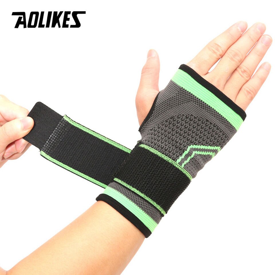 Aolikes 1 stück sport-schutzausrüstung box-handbandagen + gewichtheber-bandage handgelenkstütze