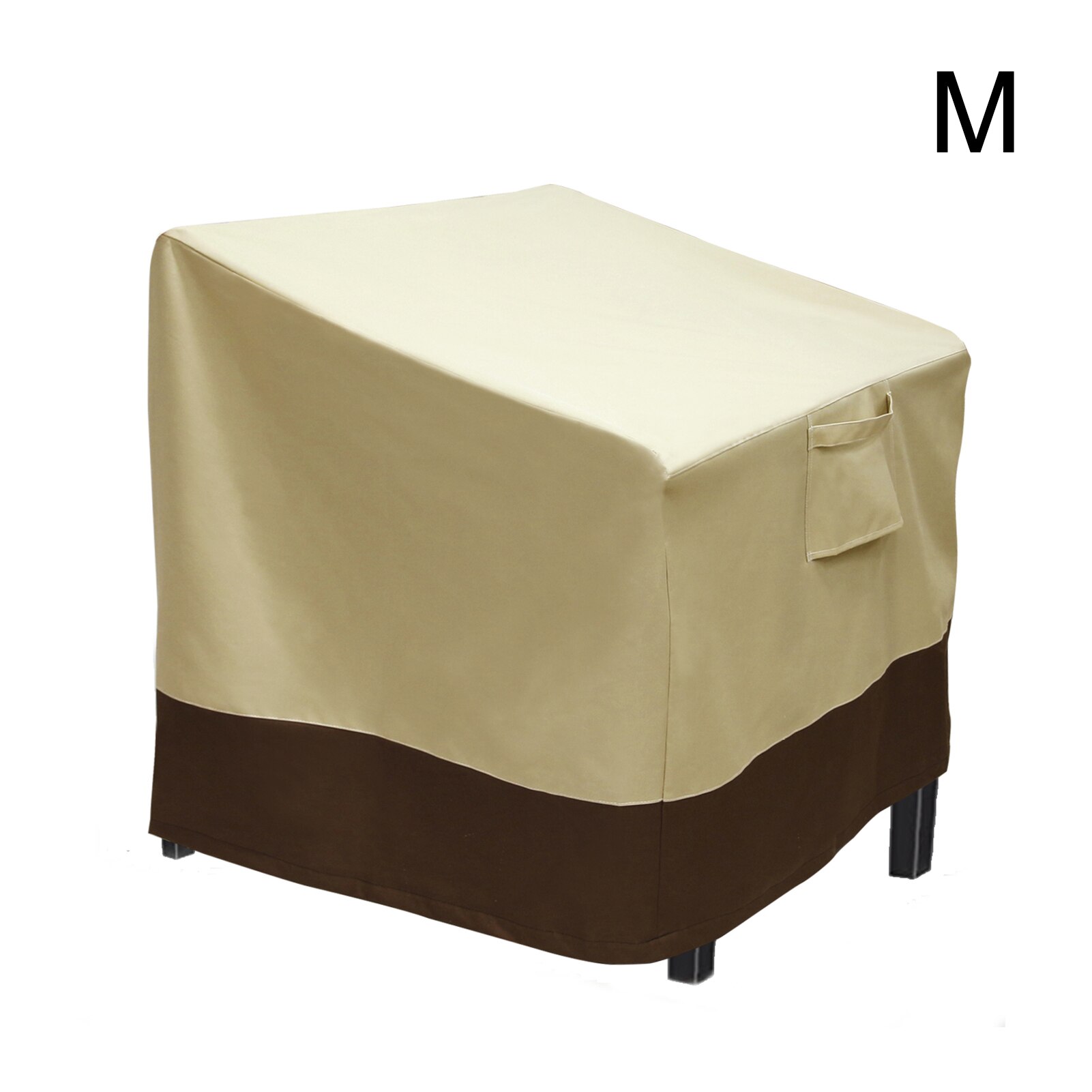 Weatherproof Patio Chair Cover Lounge Deep Seat Cover Outdoor Patio Armchair Cover Heavy Duty Oxford Fabric Furniture Covers: M