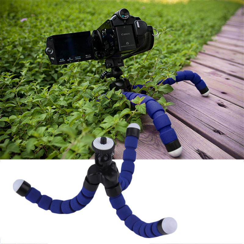 Mini Flexibele Spons Octopus Statief voor iPhone Samsung Xiaomi Huawei Mobiele Telefoon Smartphone Statief voor Gopro Camera DSLR Mount