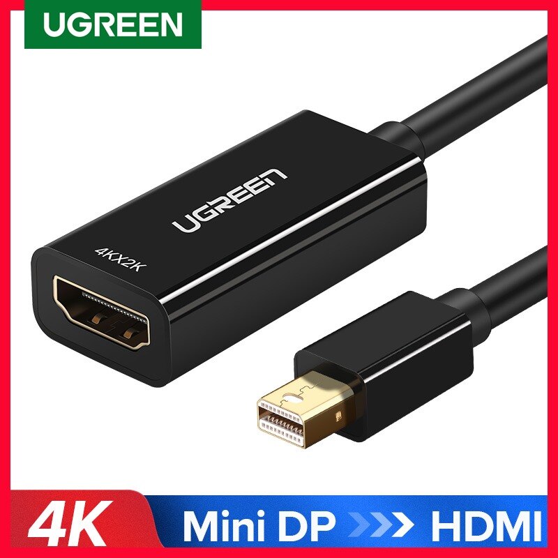 UGREEN-adaptador Mini DisplayPort a HDMI, Cable DP Thunderbolt 2, convertidor HDMI para MacBook Air 13, Surface Pro 4, Thunderbolt