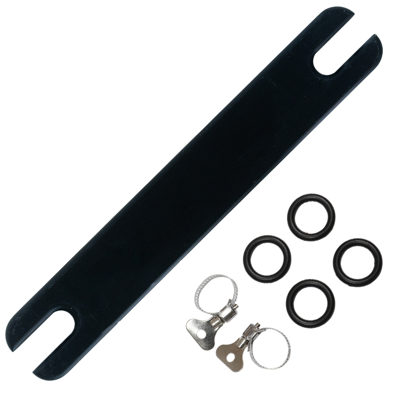 Poggiapiedi Sedia Alta bambino - Legno Bambù Naturale - Accessorio Stabile Antiscivolo - Poggiapiedi Seggiolone: Nero