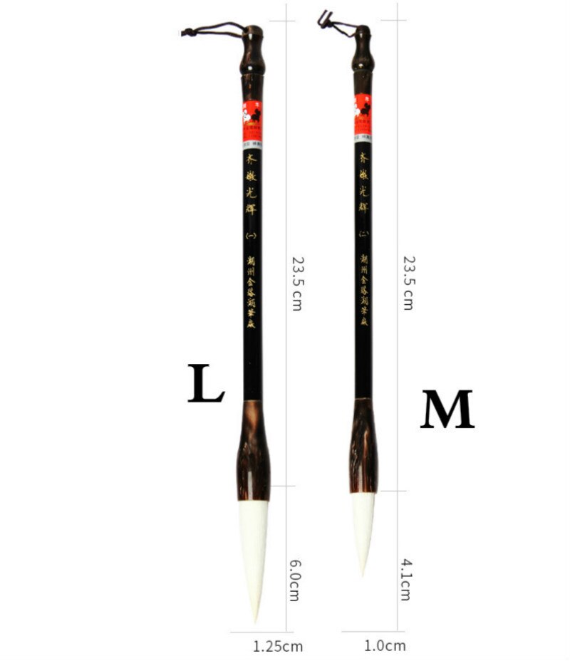 Caligrafia Chinese Calligraphy Pen Set 2pcs/set Multiple Hair Brush Pen Beginner Regular Script Brush Pen Set Tinta China