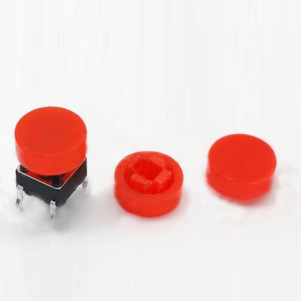 100pcs round button cap tactile switch cap 8*3mm push button cap for 6*6mm square tactile switches
