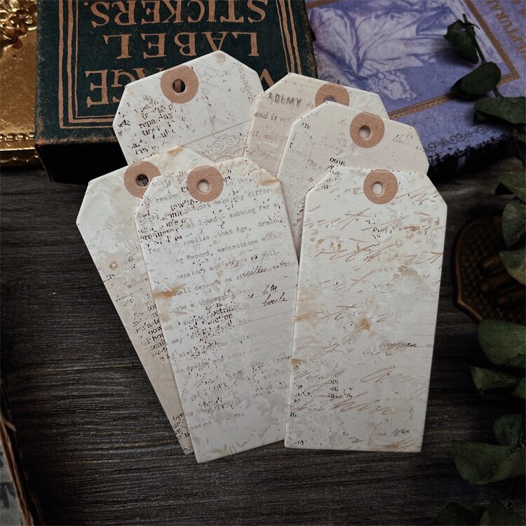 6Pcs Tim Holtz Style Vintage Map Hand Craft Junk Journal Ephemera Craft Paper Shabby Letter Album Scrapbooking Material Paper: TypeC