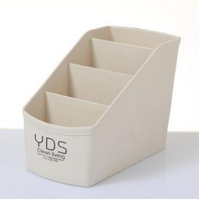 Hoomall Home Office Stationary Storage Container Box Plastic Hollow Makeup Organizer 5 Grids Desktop Sundries Storage Basket: 16