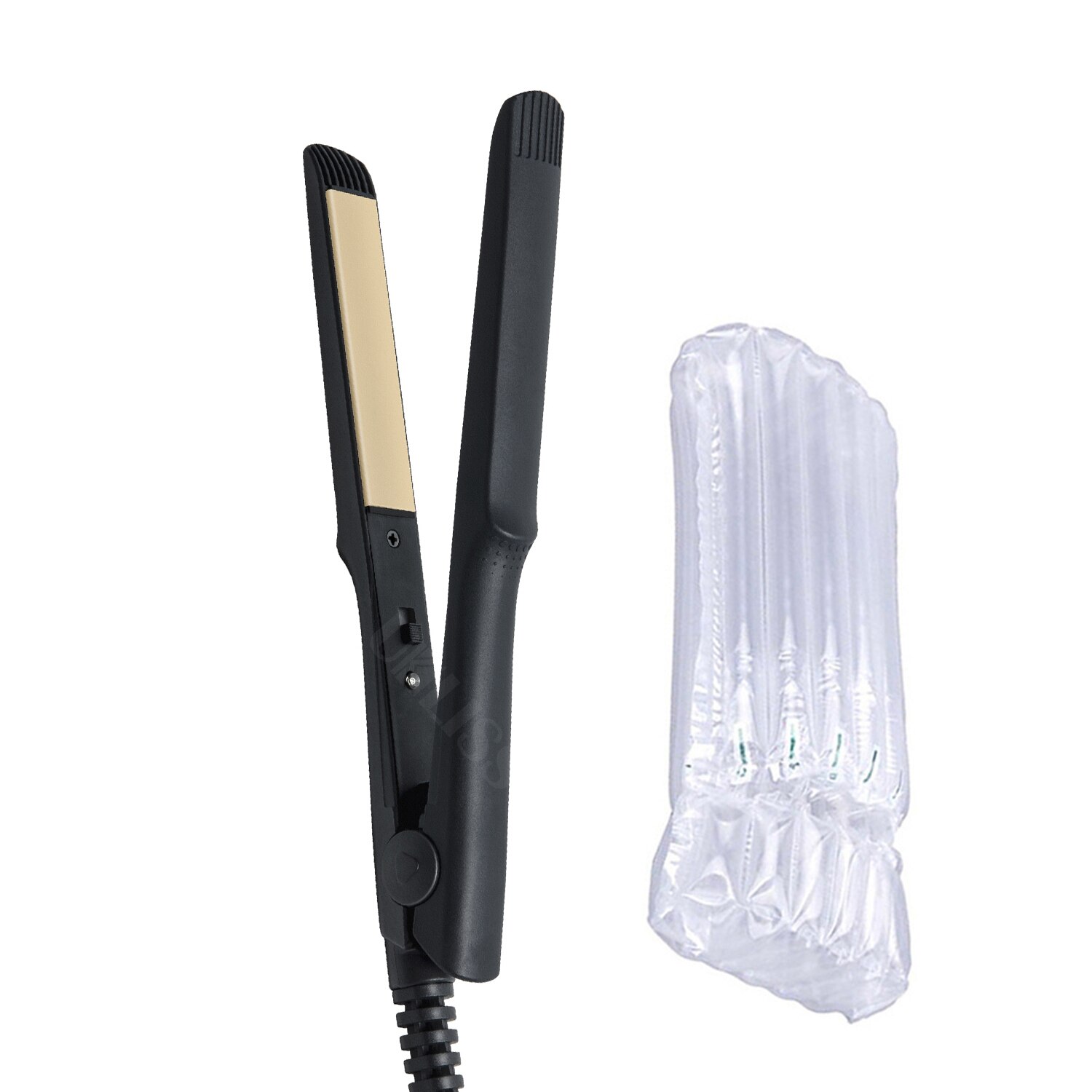 2 In 1 Stijltang En Krultang Professionele Salon Tool Snelle Verwarming Travel Krultang Mini Haar Stijltang: mini no box / UK