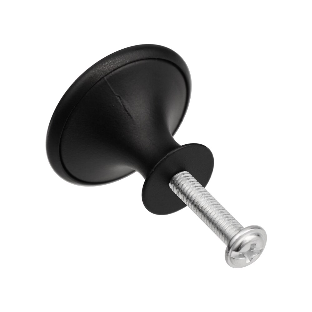 2Pcs/Lot Kitchen Cabinet Drawer Pull Handle Round Cabinet Knobs With Screw Wardrobe Furniture Hardware Furniture Component