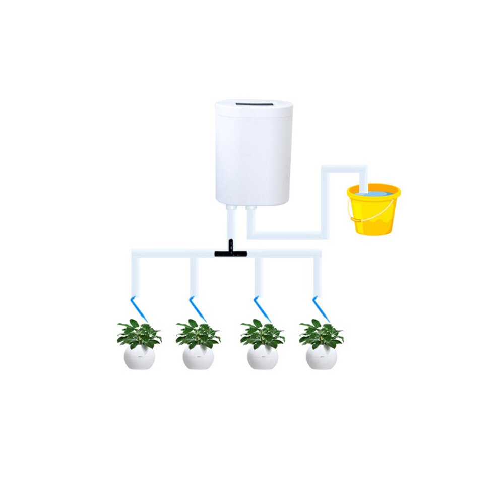 Automatic Watering Controller Drip Irrigation System Plant Self Water Kit Garden Supply Garden 2/4 Drip Heads Watering Machine