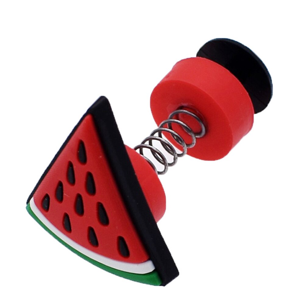 1pc frukter & blommor pvc sko berlocker sko spännen tillbehör tecknad vår sko spänne för sandaler barnfest: Vattenmelon