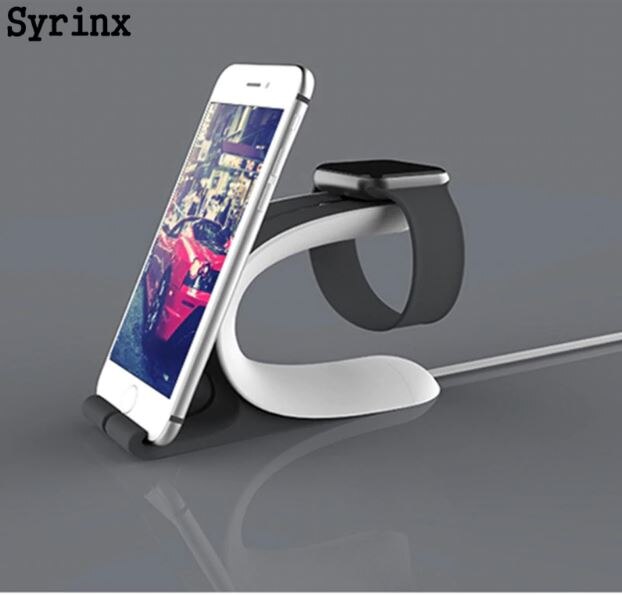 Syrinx 2 In 1 Multi Dock Standhouder Charger Stand Voor Apple Horloge Voor Iphone Mobiele Telefoon Tablet Houder 4.6