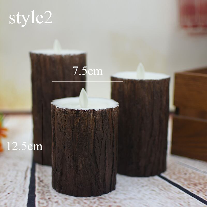 Flameless Candles Battery Operated Flickering Candles with Real Wax Pillar, Remote Control, 24-Hour Timer Function: style2blcak