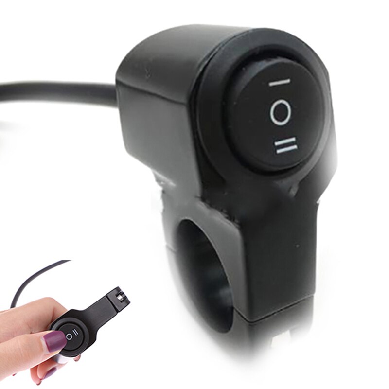 Guidon de moto On Off interrupteur 12V étanche ATV phare antibrouillard