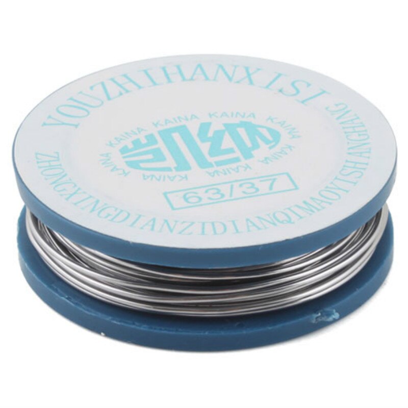 2 stuks multifunctionele soldeerdraad 0.8mm diam 63/37 schone harskern las tin lood soldeerbout draad spoel soldeergereedschap