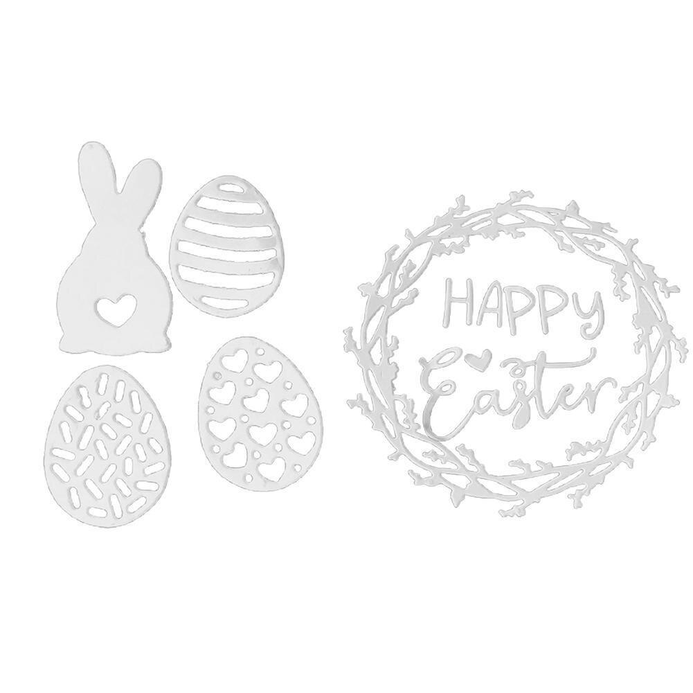 Easter Bunny Metal Cutting Dies Stencil DIY Scrapbooking Album Paper Card Template Mold Embossing Craft Decoration