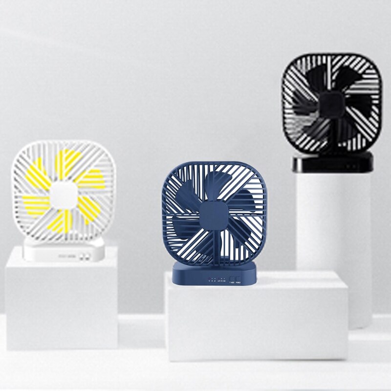 Magnetic USB Fan USB or AA Battery Powered Desk Fan with 3 Speed Timing Function