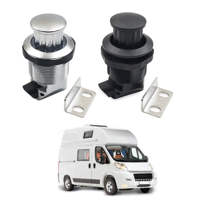 Cerradura empuje X6HF para coche, RV, muebles, cerradura puerta gabinete, cerradura cajón seguridad para niños