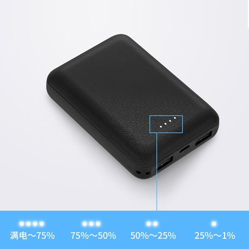 Mini cargador portátil de 10000mAh para Xiaomi, 5V, 2A, 10000mAh