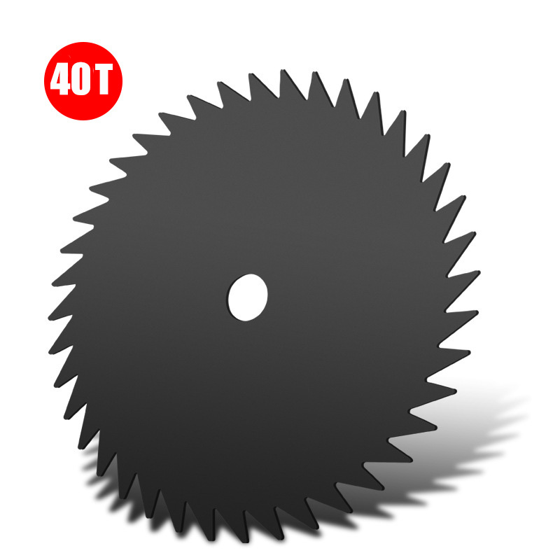 Mangaan Staal Zaagblad 3/4/8/40/60/80 Tanden Voor Bosmaaier Struik Hout Cutter accessoire Gras Trimmer: 40T