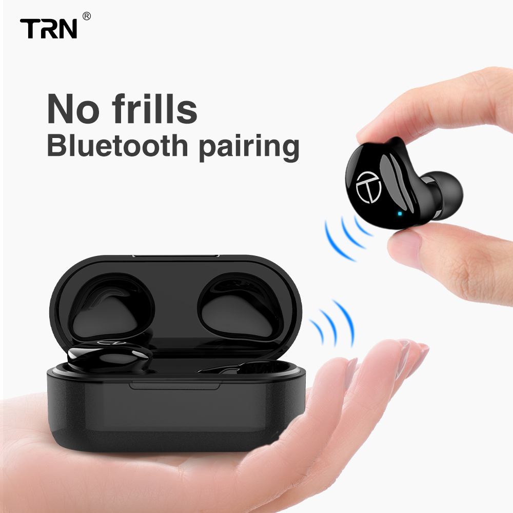 TRN T200 Bluetooth 5,0 inalámbrica Bluetooth auriculares ipx5 Mini HIFI auriculares deportes en la oreja los auriculares O5 X1E X1 O2 E12 MTW100 I8