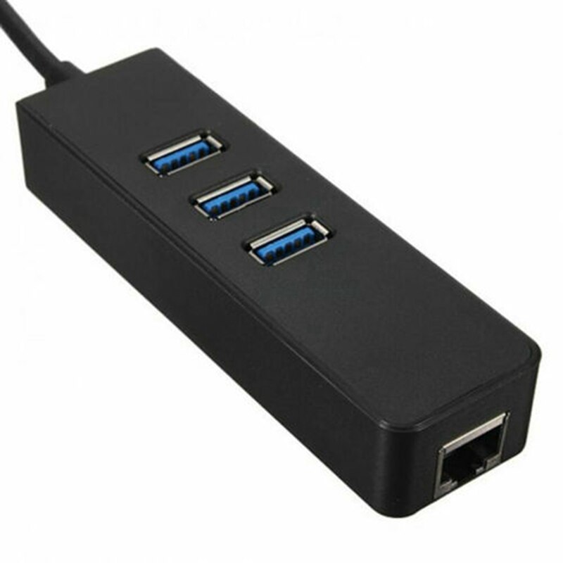 3 porttia usb 3.0 keskitin gigabit ethernet lan  rj45 & bnc pakkausliitin ,rg59 puristusliitin videoliittimen laajennus koaksiaali