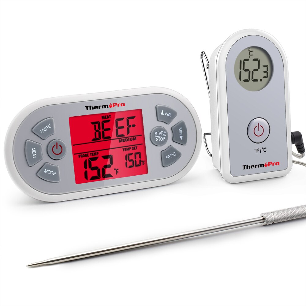 ThermoPro TP21 90M Remote Kithchen Koken Vlees Thermometer Voor Oven BBQ
