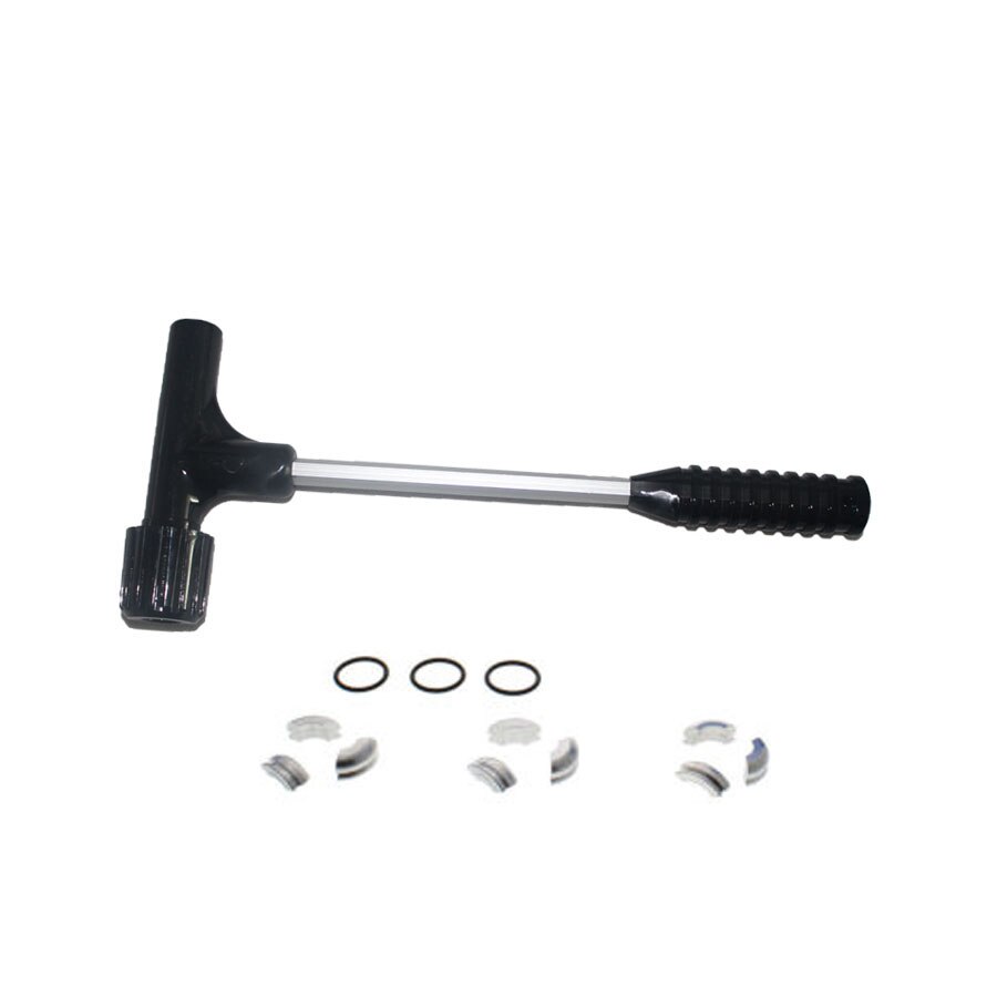 Dark Gray Or Blue Color Impact Bullet Puller With Three Sets Of Collets: black