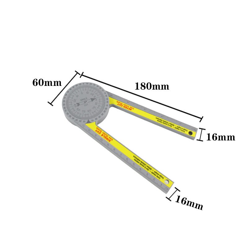 Verstekzaag Gradenboog Heerser Digitale Gradenboog 360 Graden Hoekzoeker Inclinometer Abs Gauge Meten