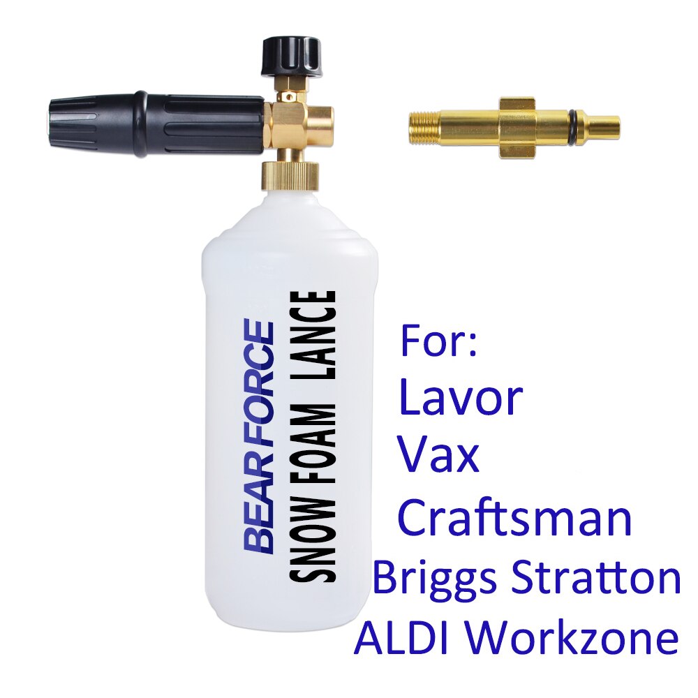 Foam Generator Foam Cannon snow foam lance Car foam wash for Lavor Vax Craftsman Briggs Stratton Aldi Workzone Pressure Washer