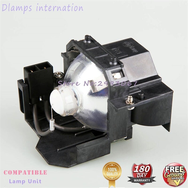 EP41 Replacement Lamp with housing for Epson EBS5/S6/77C/78,EMP-260,H283A,HC700,H284B,EH-TW420,EX21, EX30, EX50, EX70,EB-X62