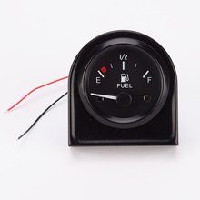 Universal Car Automobile 52mm Fuel Gauge Level Meter Dector Sensor Black