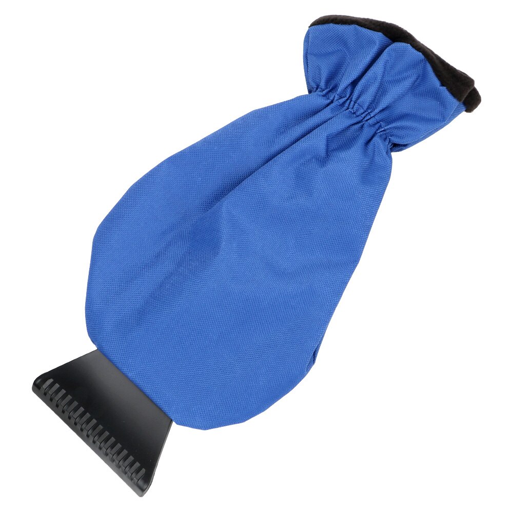 LEEPEE Warm Glove Snow Shovel Ice Removal Tool Handheld Car Cleaning Car Cleaning Ice Scraper Glove: Blue