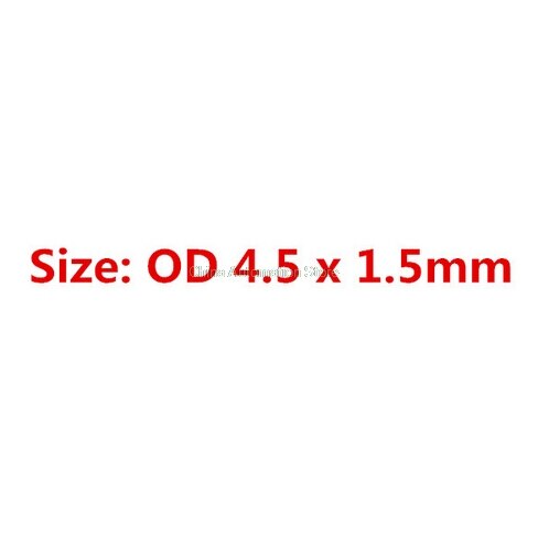 Joints d'étanchéité en caoutchouc noir | De Type "O" 100/4.5. 5/5/5.5/7/8/6/6*9/10 MM 1.5 pièces: 1a5mm X 4a5