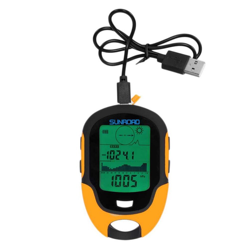 Brand Multifunctional FR500 Portable Digital Altimeter Waterproof LCD Screen Display Outdoor Use Barometer Device