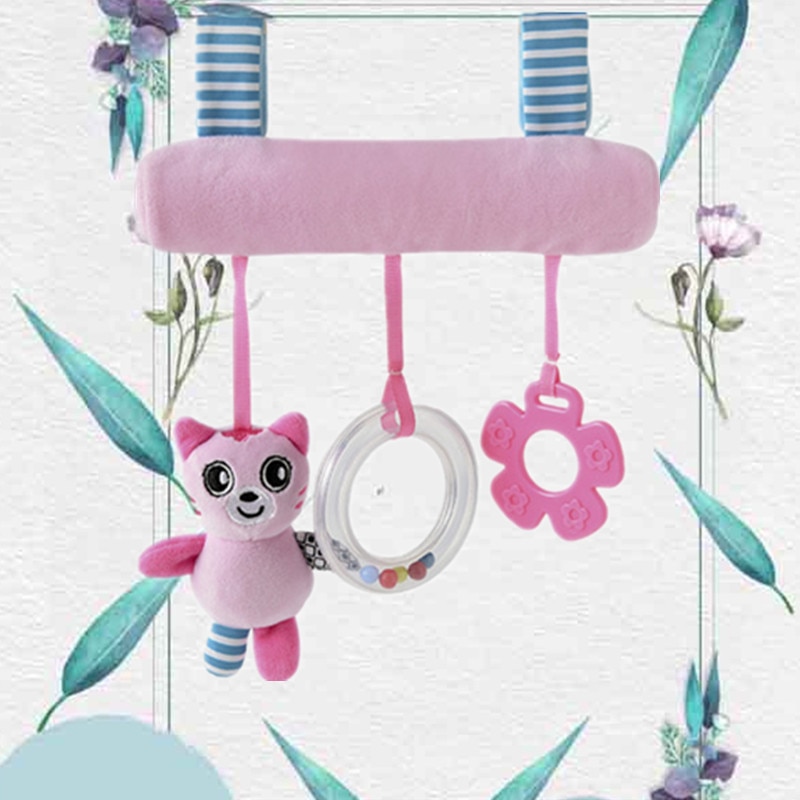 Baby Hanging Bed Safety Seat Frog Elephant Rabbit Bear Car Stroller Pram Cot Babyplay Travel Cute Toy 40% off