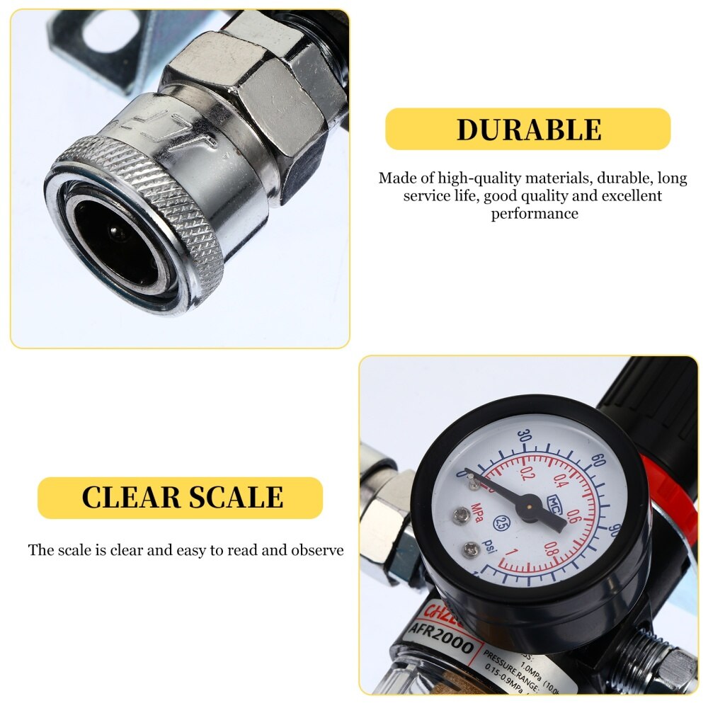 Air Compressor Filter Pressure Gauge Pneumatic Fil... – Grandado