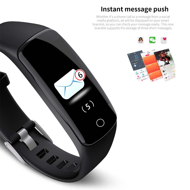 V8 Smart Armband Kleurenscherm Hartslag Bloeddruk Bloed Zuurstof Monitoring Sport Fitness Horloge