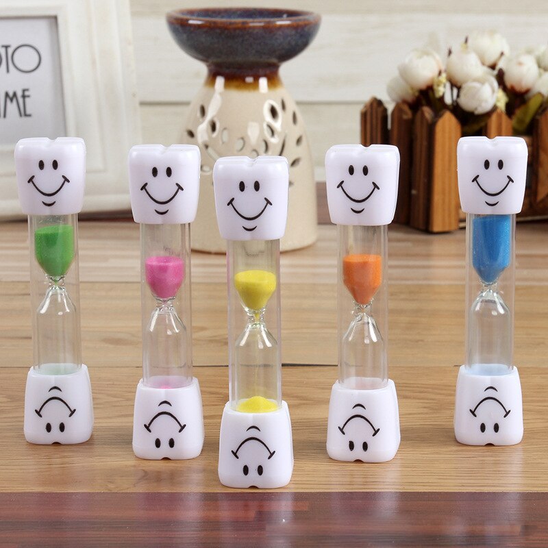 SKTN Children Kids Hourglass Toothbrush Timer 3 Minute Smiling Face For Cooking Sandy Clock Brushing-Teeth Timer Sandglass