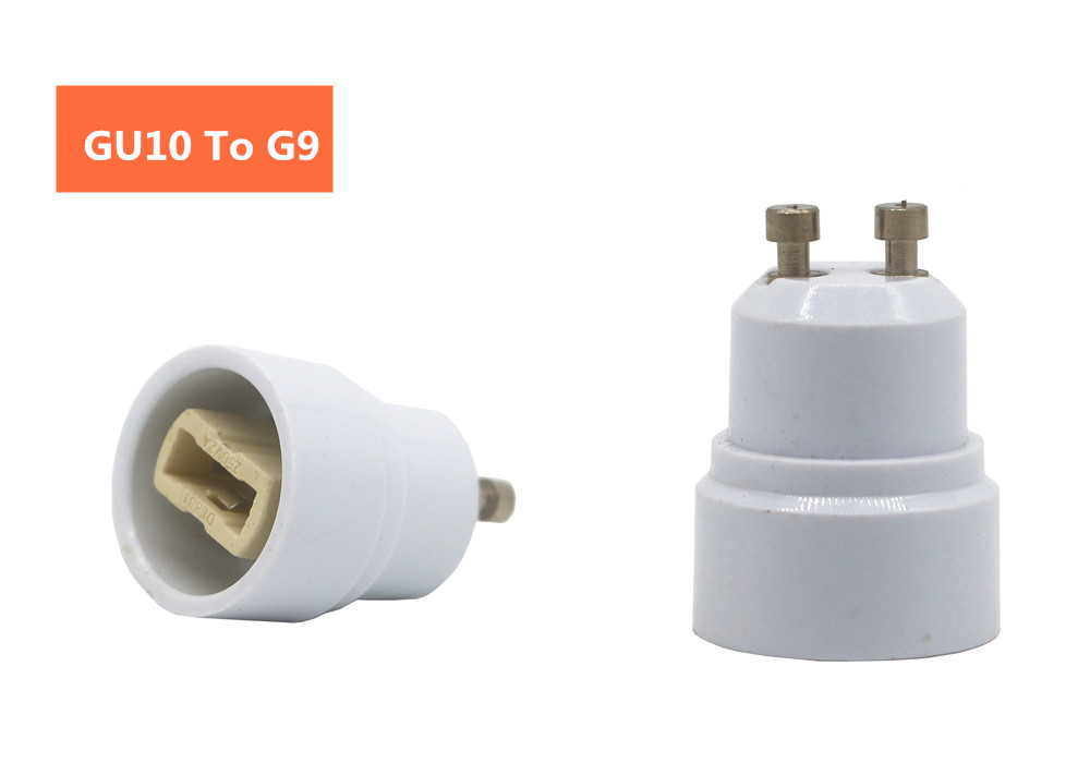 1Pcs GU10 E14 E27 G9 Lampvoet GU10 Om E14 E27 G9 Lamphouder Adapter Schroef Led Lamp lamp Adapter Houder Socket Converter