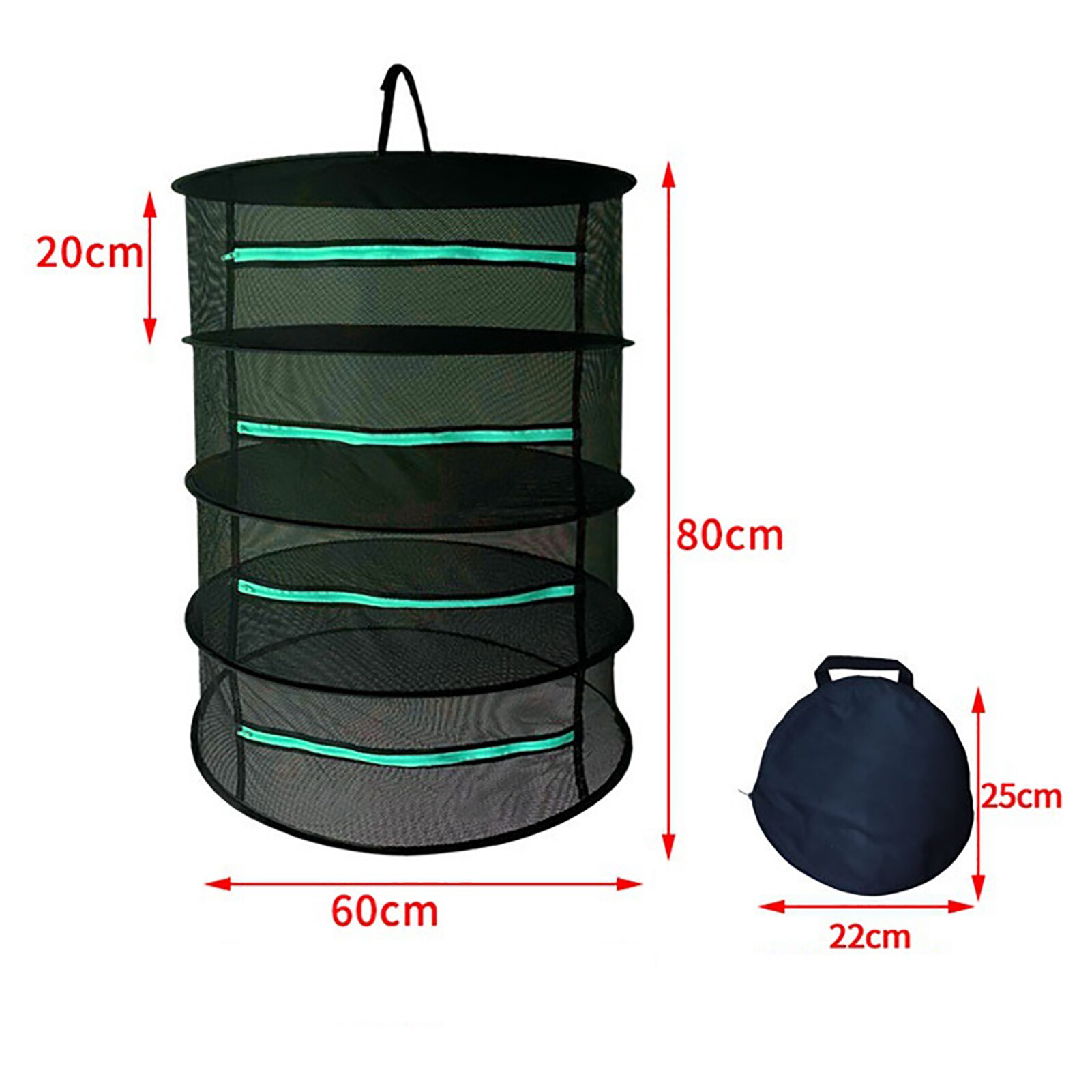 Hanging Mesh Rack Foldable Multi-purpose Plant Drying Net Hanging Basket Dry Rack Bag Mesh Dryer For Herbs Flowers Plants Buds